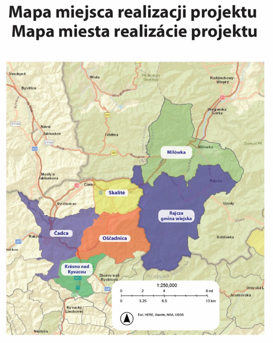 Mapa realizácie projektu