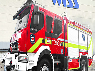 Hasičské vozidlo Renault D16 4×4 - Gmina Milówka