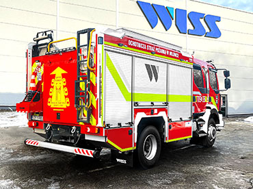 Hasičské vozidlo Renault D16 4×4 - Gmina Milówka