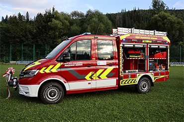 Hasičské vozidlo Volkswagen Crafter - Gmina Rajcza